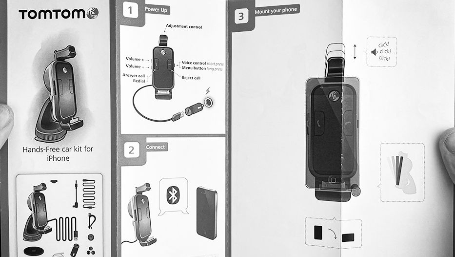 Project cover for TomTom Hands-Free Car Kit