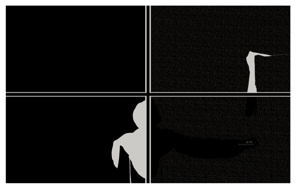 Image of Ai Tu Book&Canvas full outside view, a print project that is both a book and an art canvas. This is an image related to a project inside Pedro Rodrigues (Treze413) graphic design portfolio.