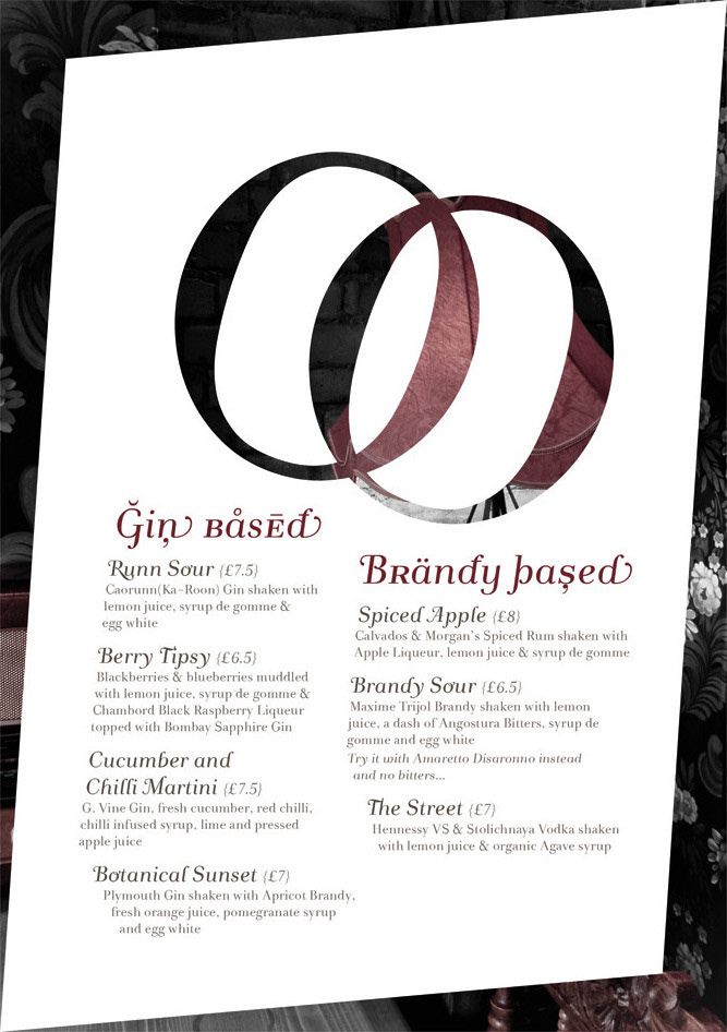 Image of The Hamlet Bar & Restaurant Digital Menu Page 5. This is an image related to a project inside Pedro Rodrigues (Treze413) graphic design portfolio.