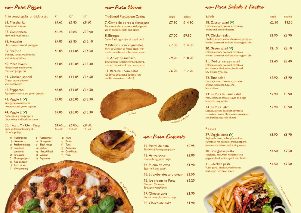 Image of Na Pura Folded Leaflet inside full view. This is an image related to a project inside Pedro Rodrigues (Treze413) graphic design portfolio.