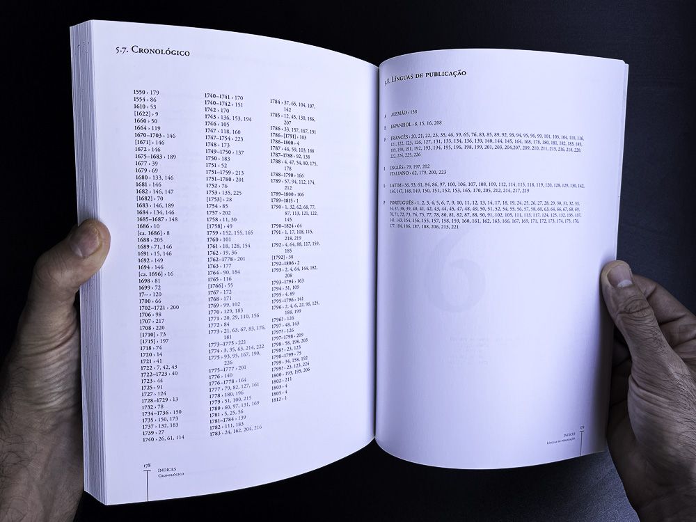 Image of Insive view 16 of Catálogo de Livro Antigo IPP SDP-BC Spine. This is an image related to a project inside Pedro Rodrigues (Treze413) graphic design portfolio.