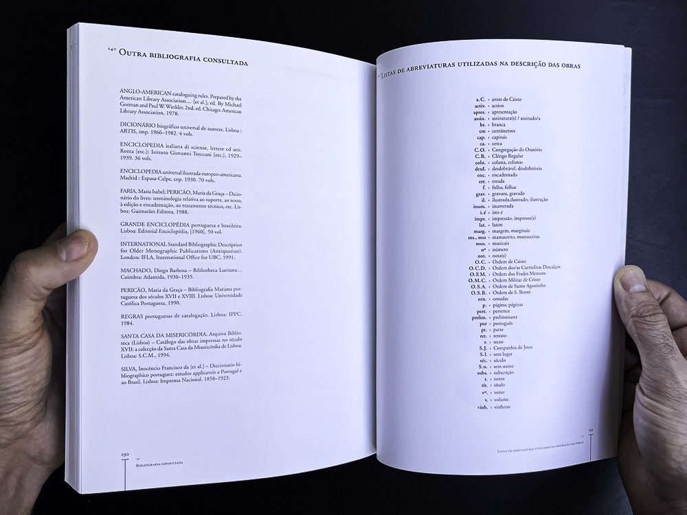 Image of Insive view 20 of Catálogo de Livro Antigo IPP SDP-BC Spine. This is an image related to a project inside Pedro Rodrigues (Treze413) graphic design portfolio.