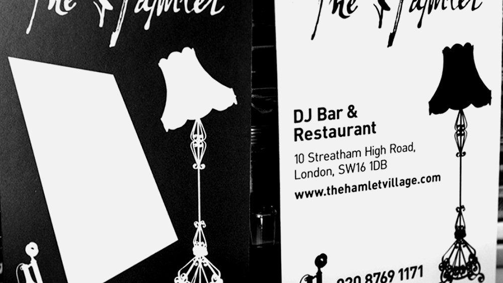 Project cover for The Hamlet Bar & Restaurant Card